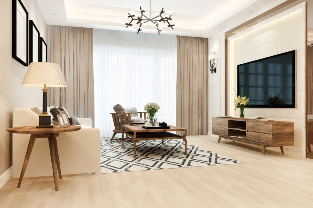 Image d'un appartement meublé et bien agencé avec un bon rendement locatif