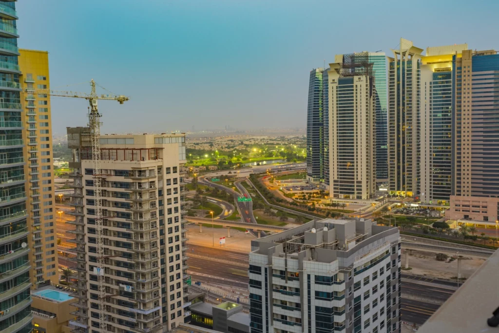 Exemple d’appartement Dubai 100 000 euros dans un complexe neuf à Jumeirah Village Circle.