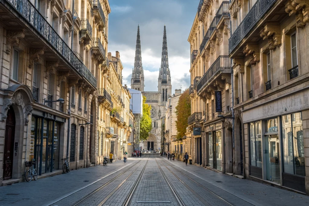 Un quartier sublime où règne le calme et la convivialité à Bordeaux, une image attrayante pour les expatriés souhaitant investir à Bordeaux